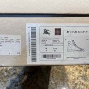 Paintin High Top Burberry Sneaker